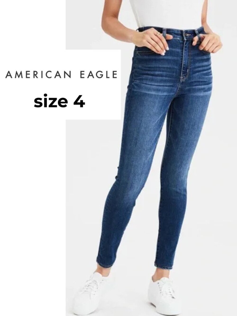 American Eagle Outfitters Indigo Skinny Jeans